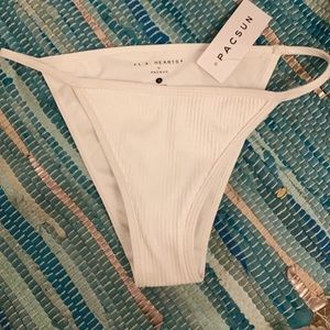 White pacsun bikini bottoms